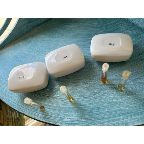 Vtg 3 Eau de rochas Rochas Perfume Soaps In White Case New 2 Mystere De Rochas - Picture 7 of 7